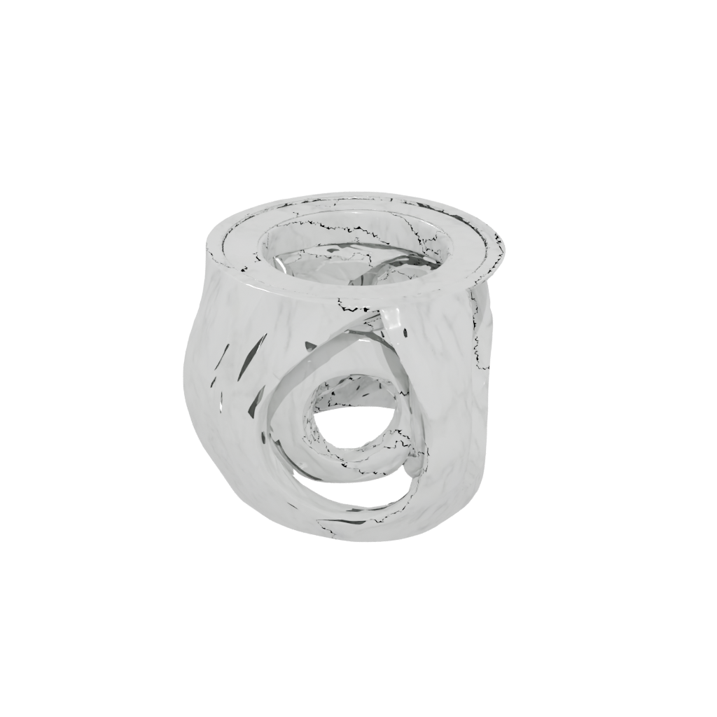 Marble Big Nested Rotating Rings
