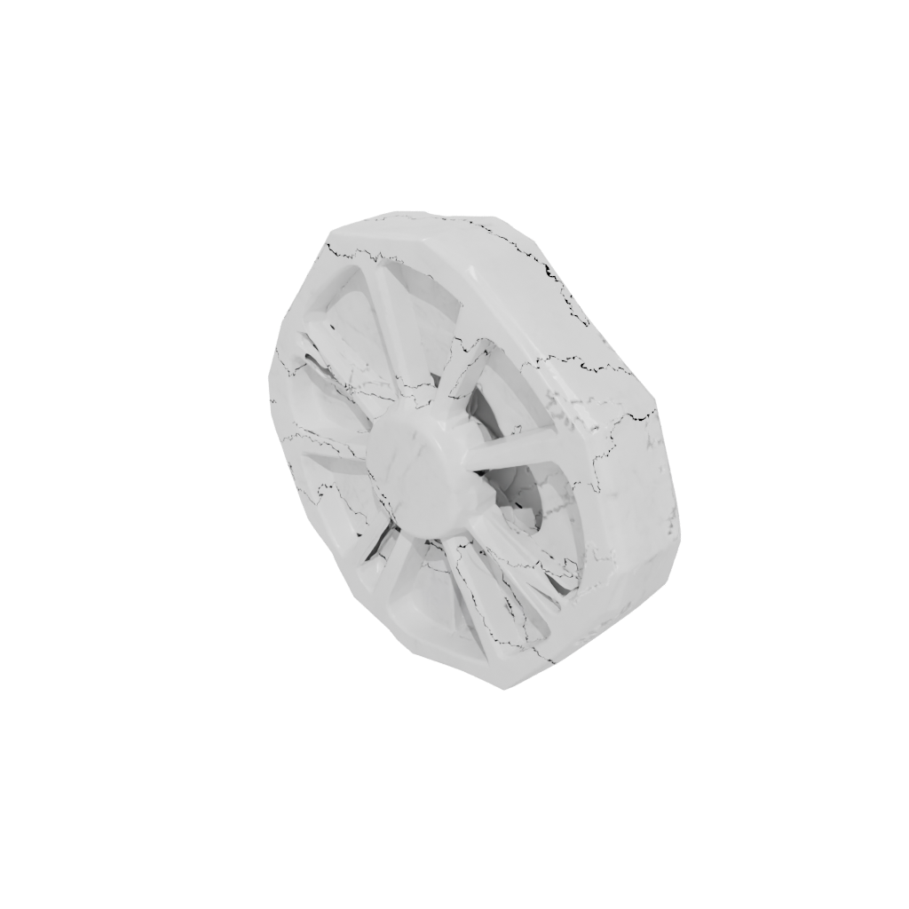 Marble Big Rolling Hex Spinner