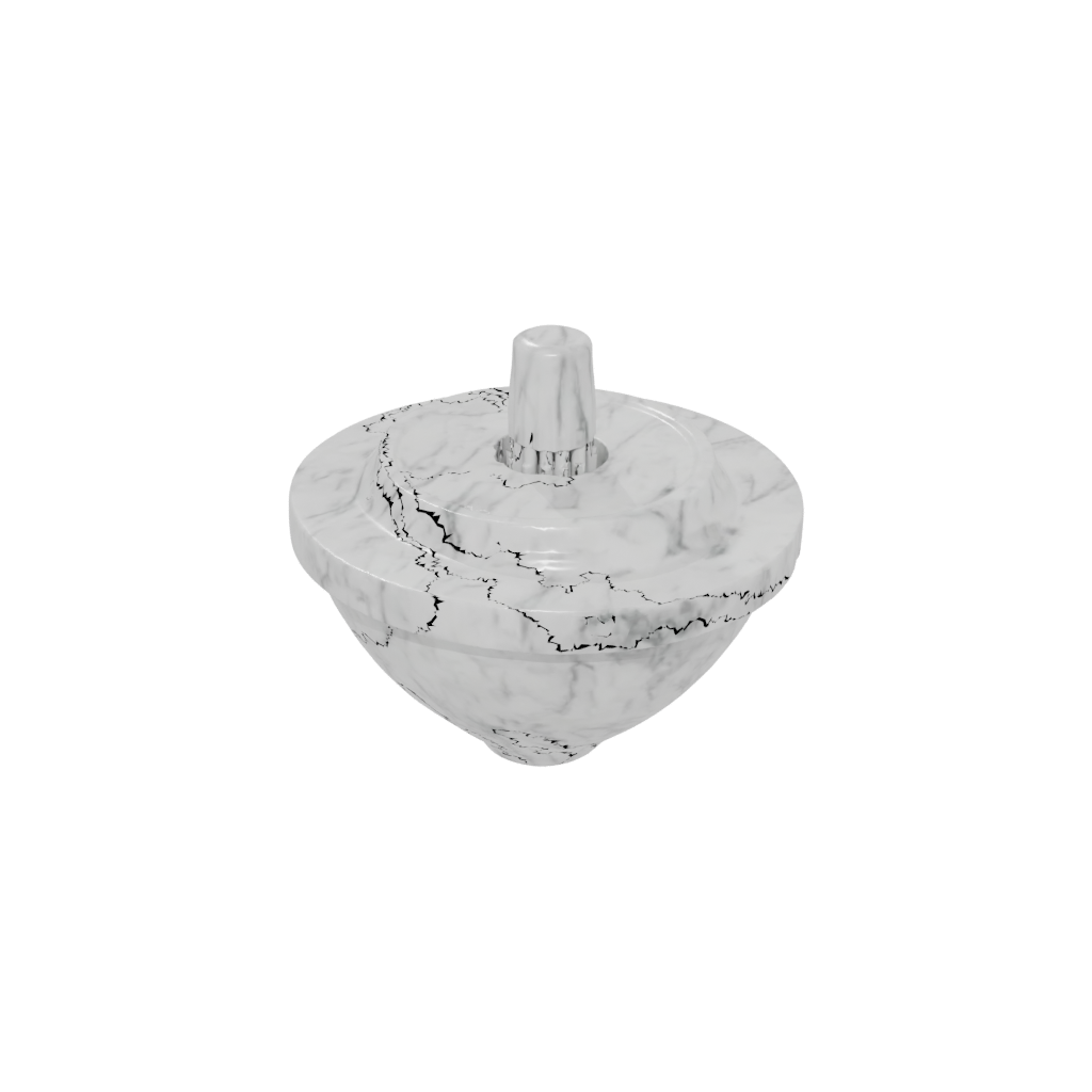 Marble Big Spinning Top Set