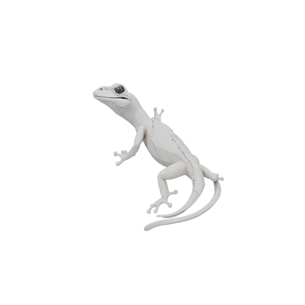 Marble Soft Articulated Gecko