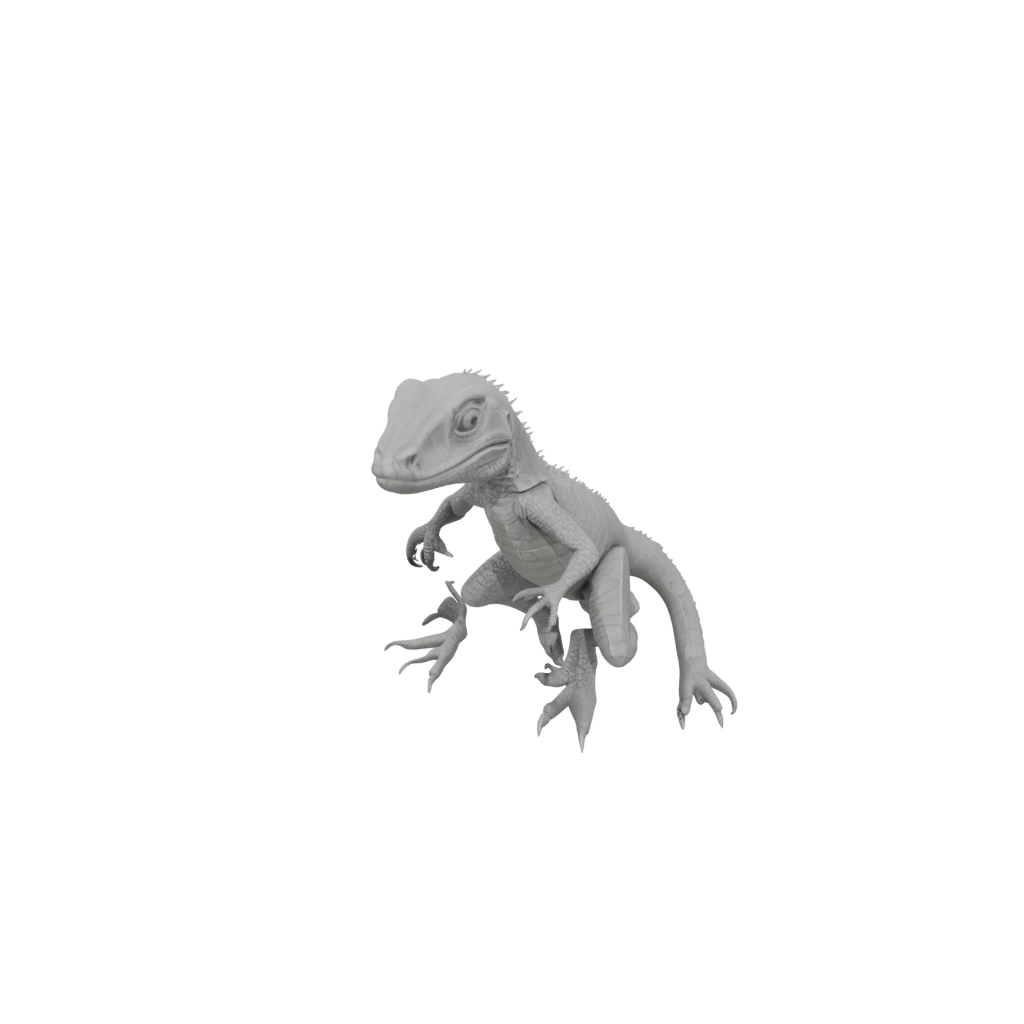 Marble Soft Articulated Lizard