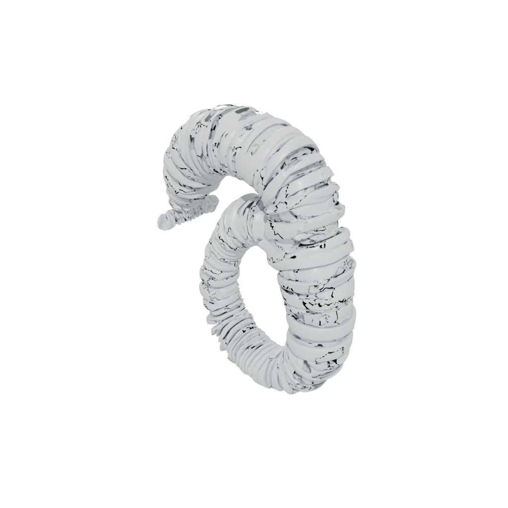 Marble Soft Articulated Millipede