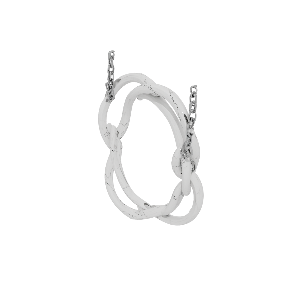 Marble Soft Interlocking Ring Chain