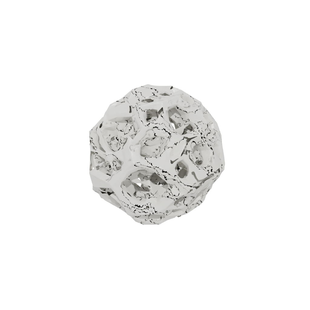 Marble Soft Snap-Pop Hexagon