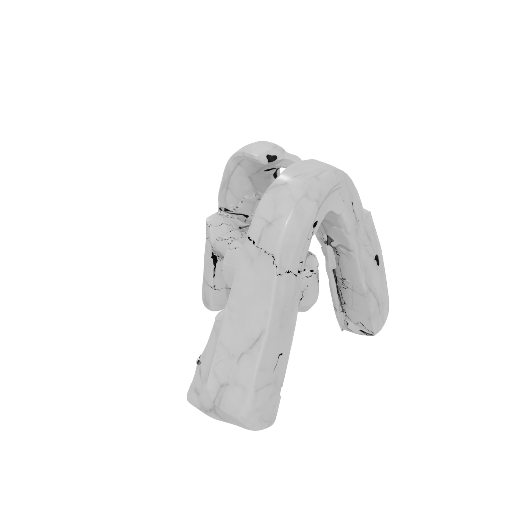 Marble Soft Tri-Bar Flip Toy