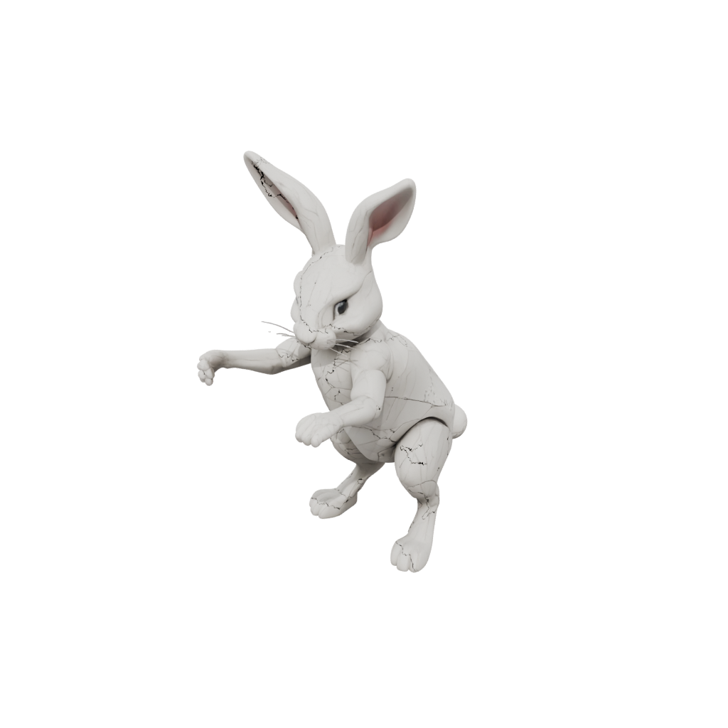 Marble Articulated Bunny