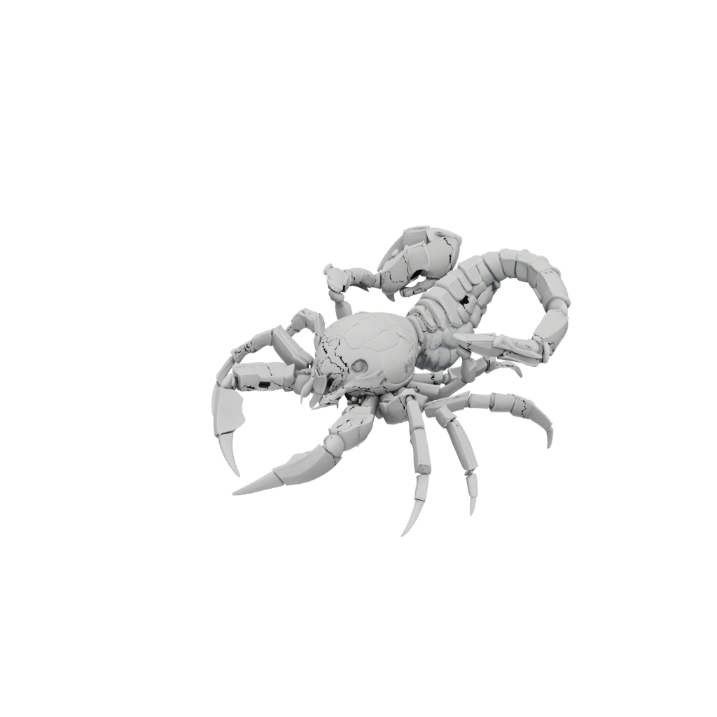 Marble Articulated Scorpion