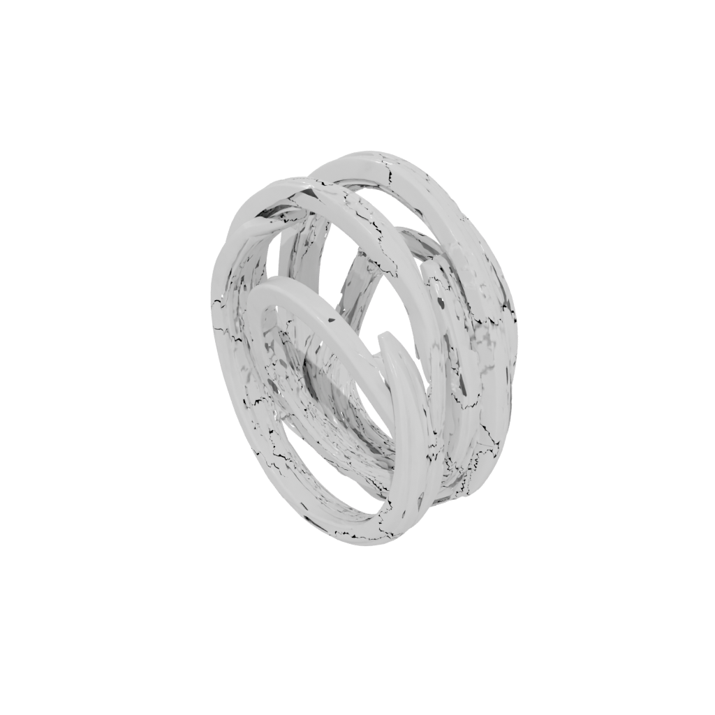 Marble Nested Rotating Rings