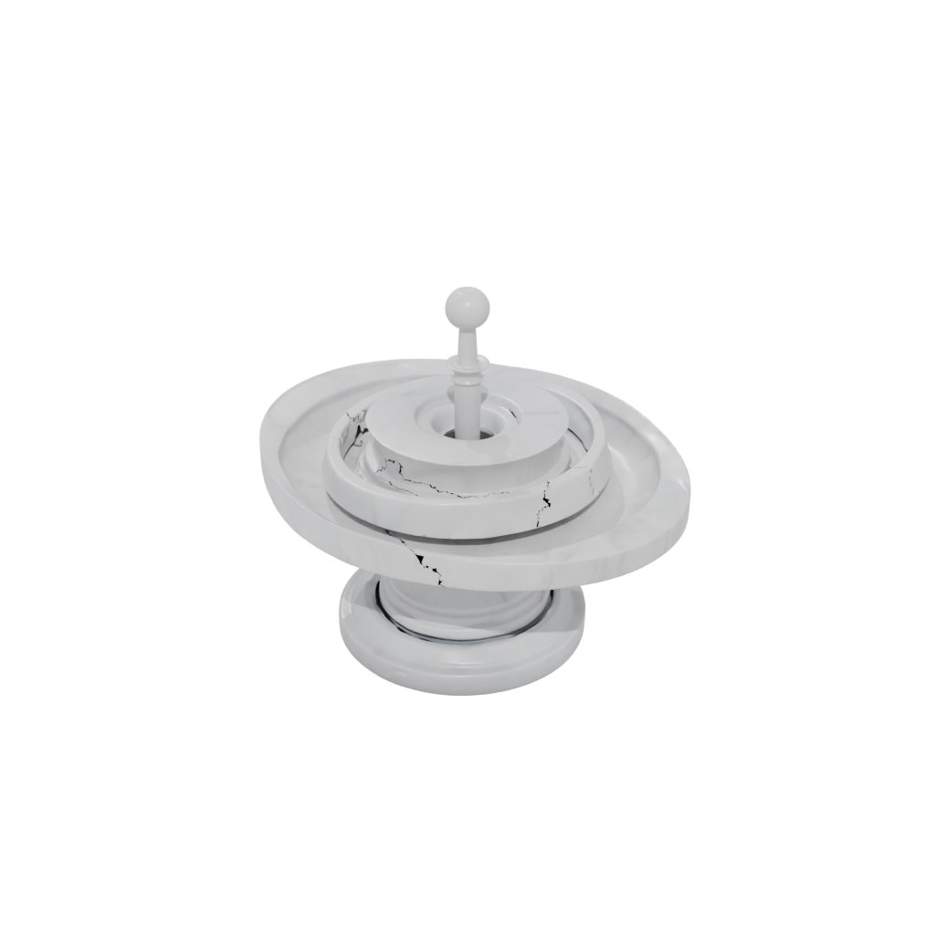 Marble Spinning Top Set