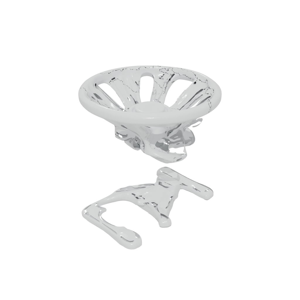 Marble Three-Prong Spinner