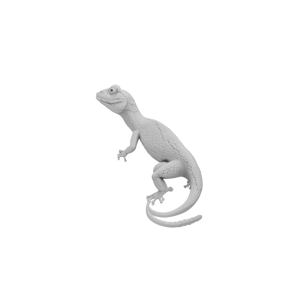Marble Textured Articulated Gecko