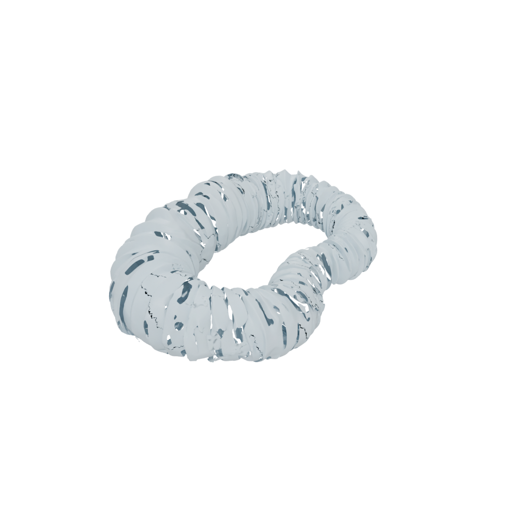 Marble Textured Articulated Millipede