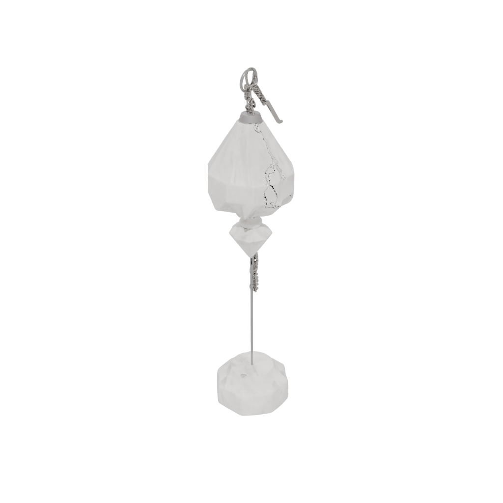 Marble Textured Click-Clack Pendulum Toy