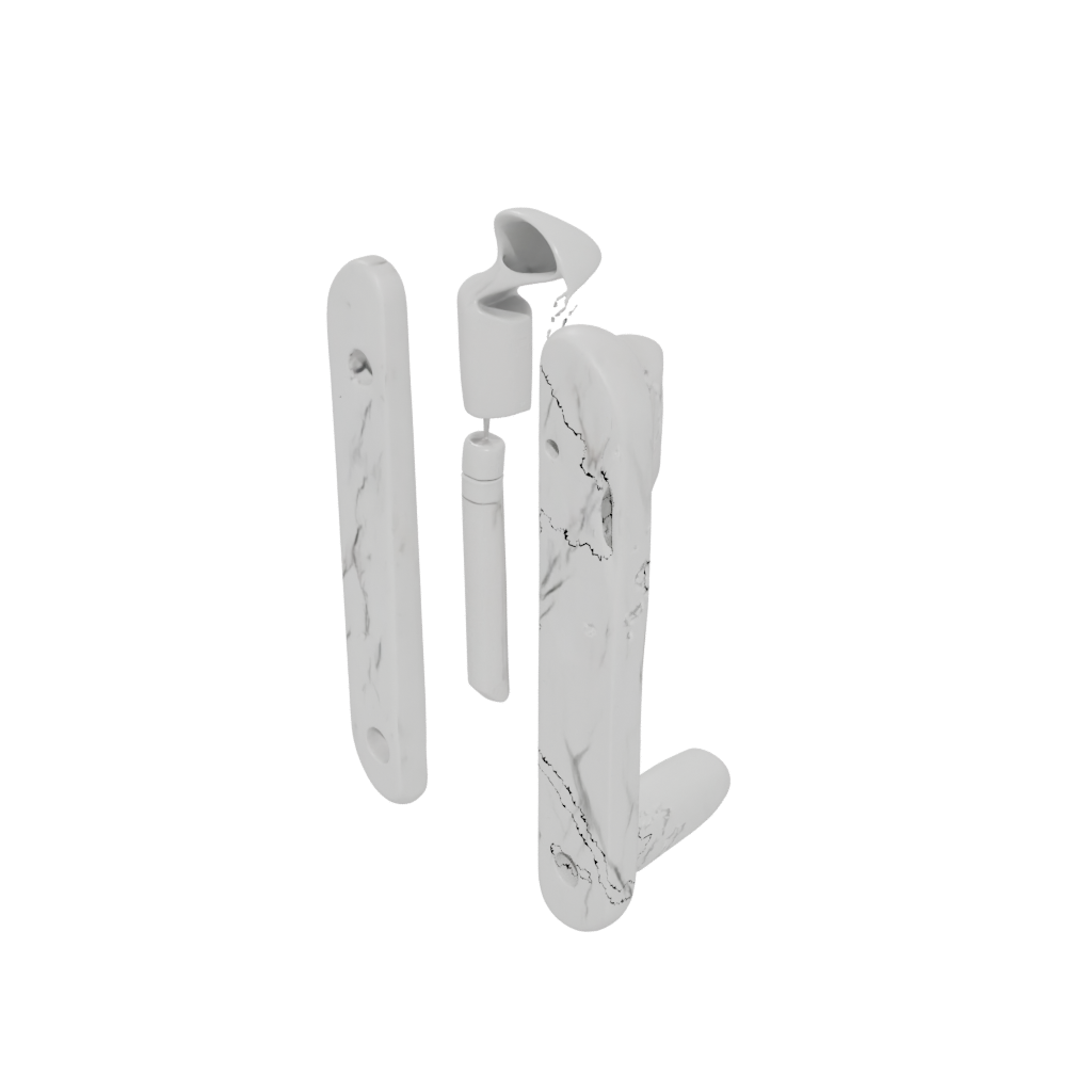 Marble Textured Flip-Flop Hinge Strip