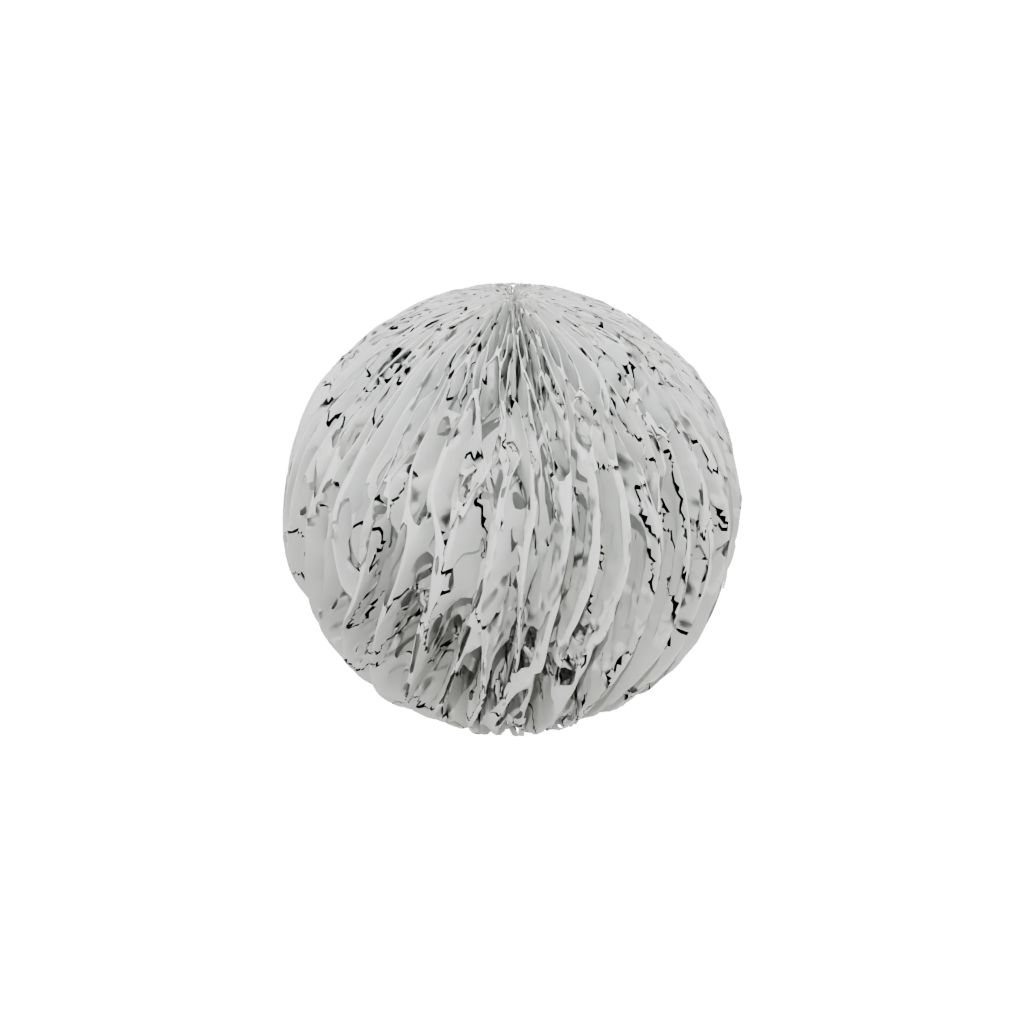 Marble Textured Kinetic Flow Ball