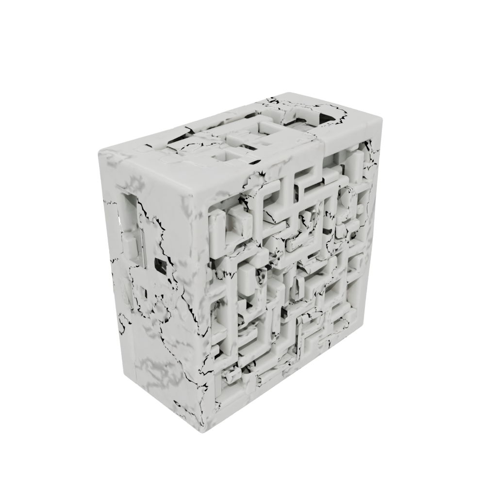 Marble Textured Marble Maze Pocket Puzzle