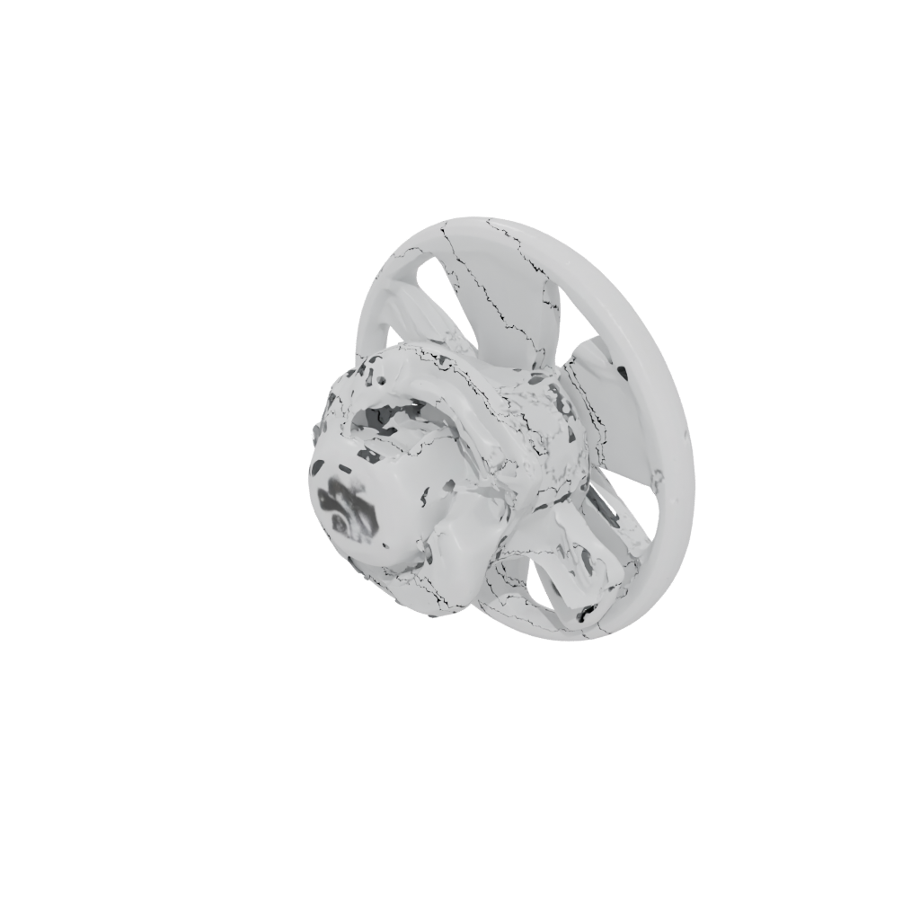Marble Textured Three-Prong Spinner