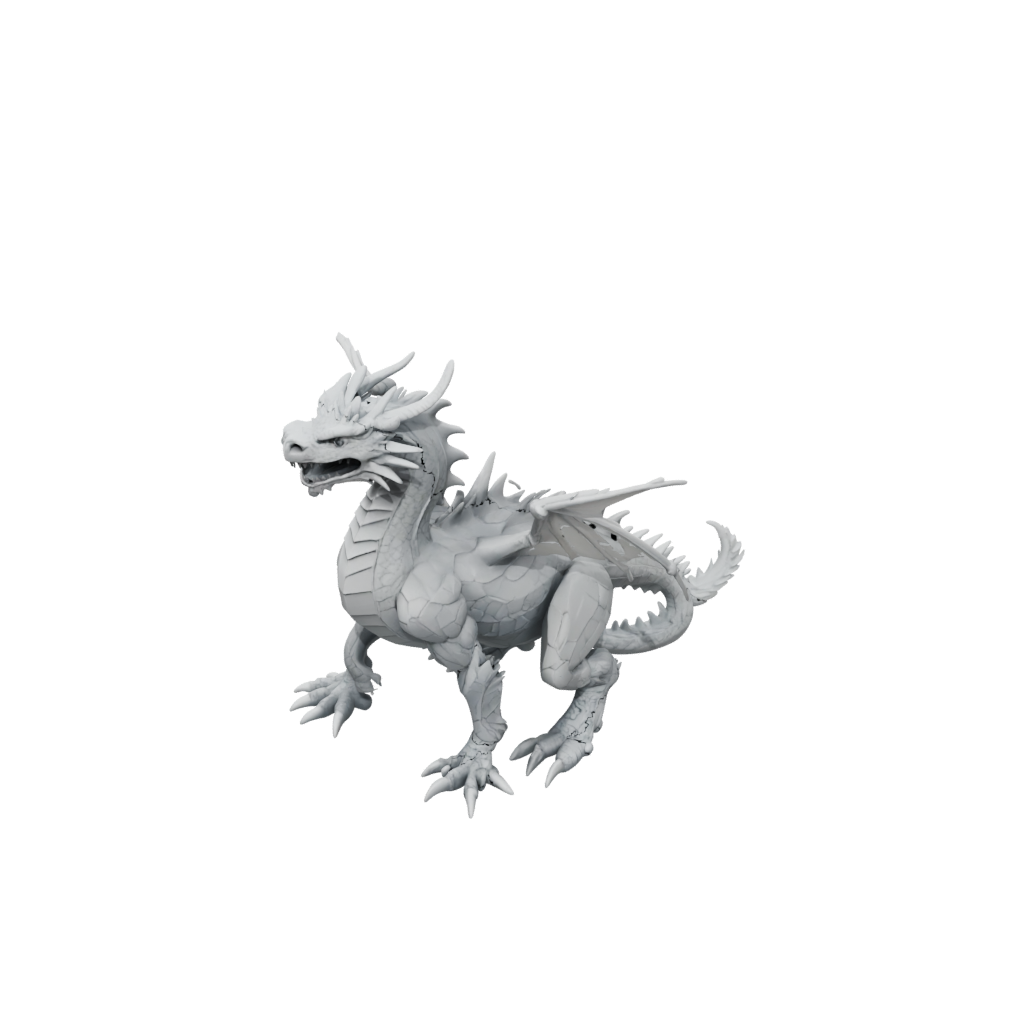 Mini Pocket Articulated Dragon Long