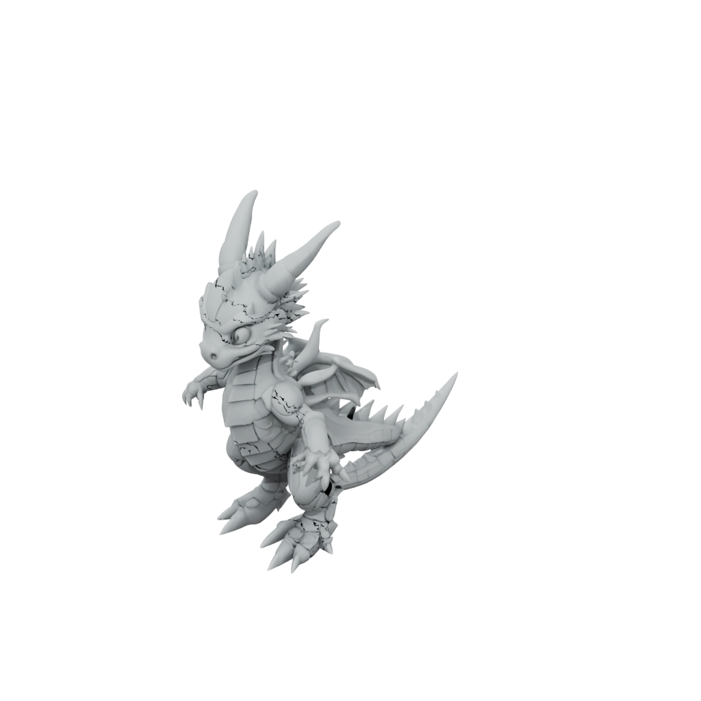 Mini Pocket Articulated Keychain Dragonling