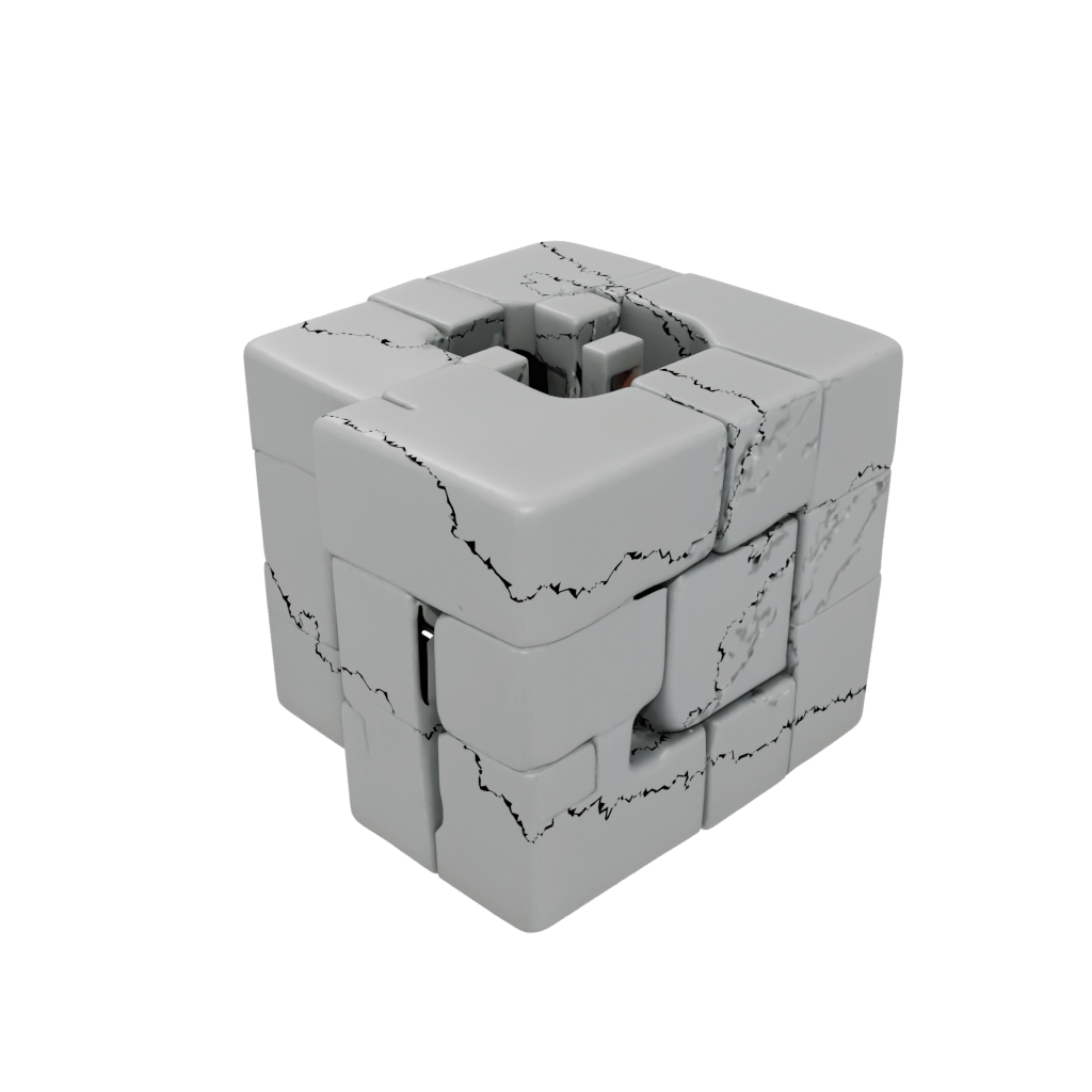 Mini Pocket Folding Hinge Cube