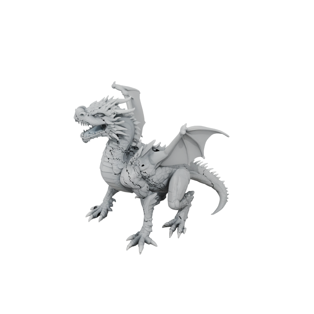 Mini Big Articulated Dragon Long