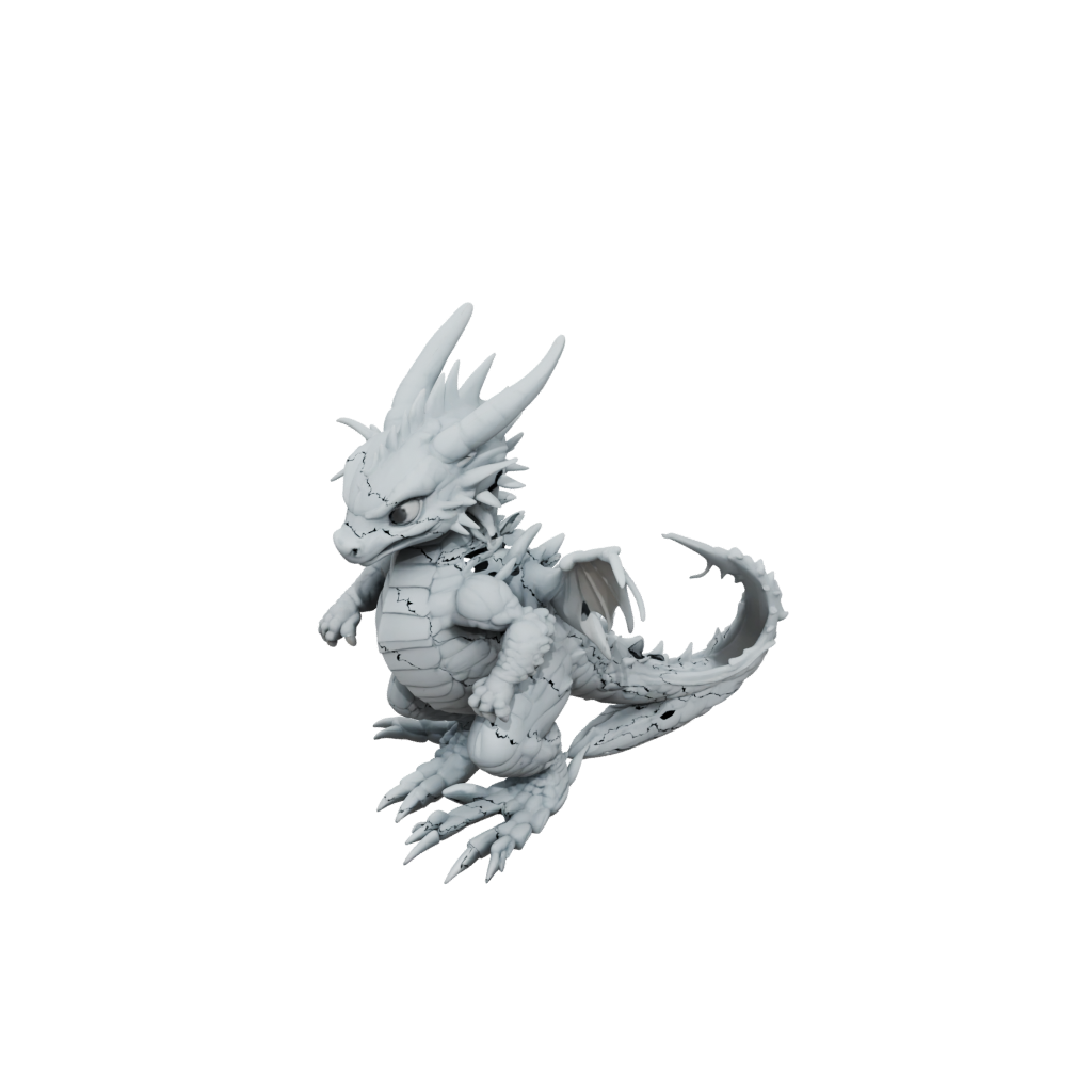 Mini Big Articulated Keychain Dragonling