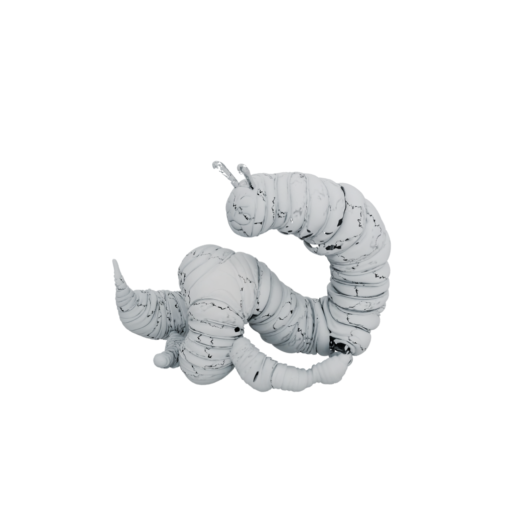 Mini Big Articulated Worm