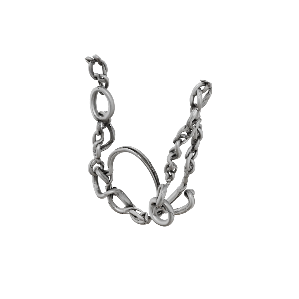 Mini Big Interlocking Ring Chain