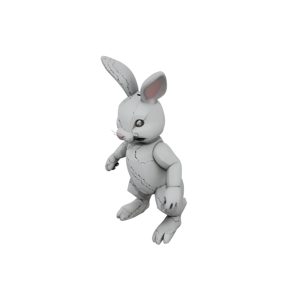Mini Soft Articulated Bunny