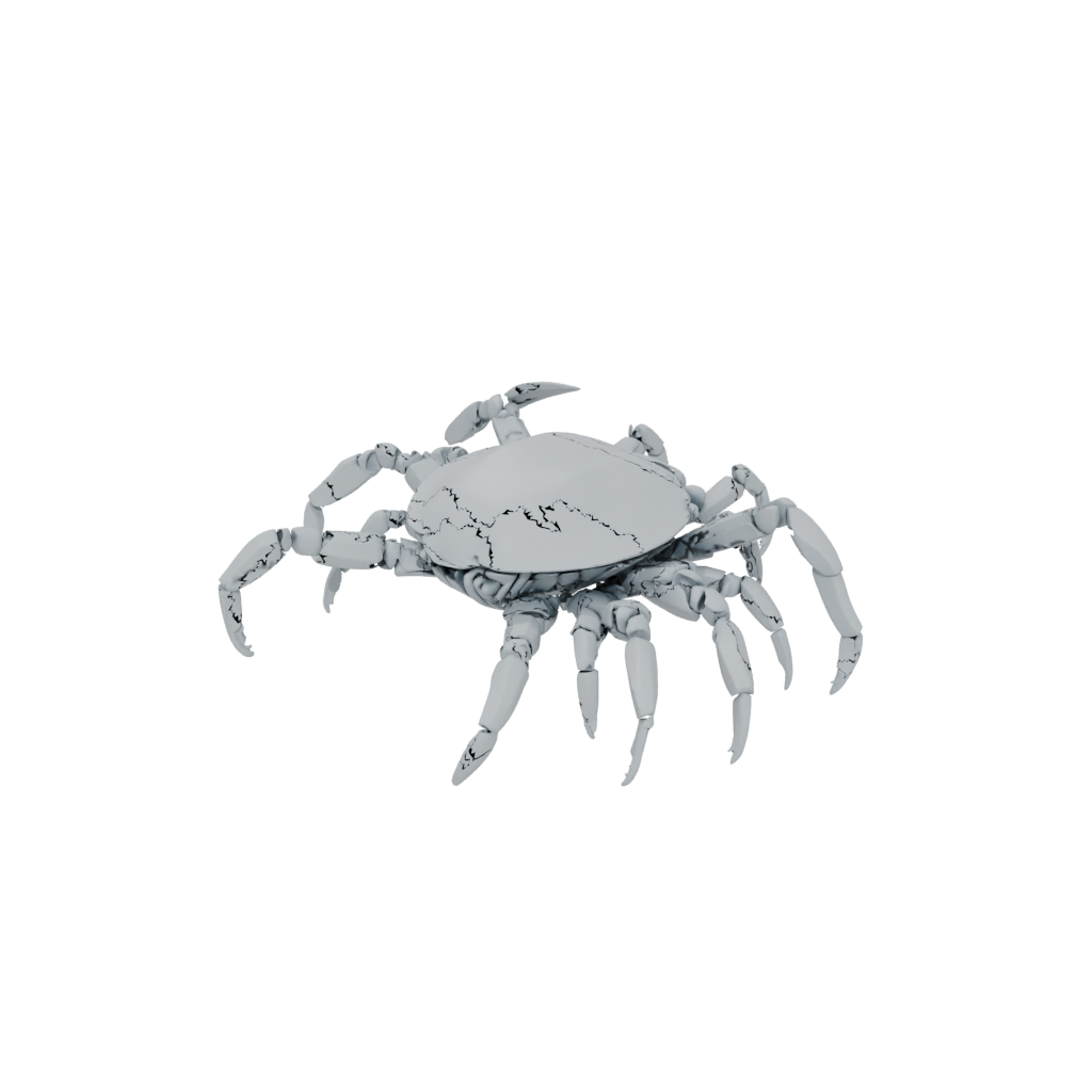 Mini Soft Articulated Crab