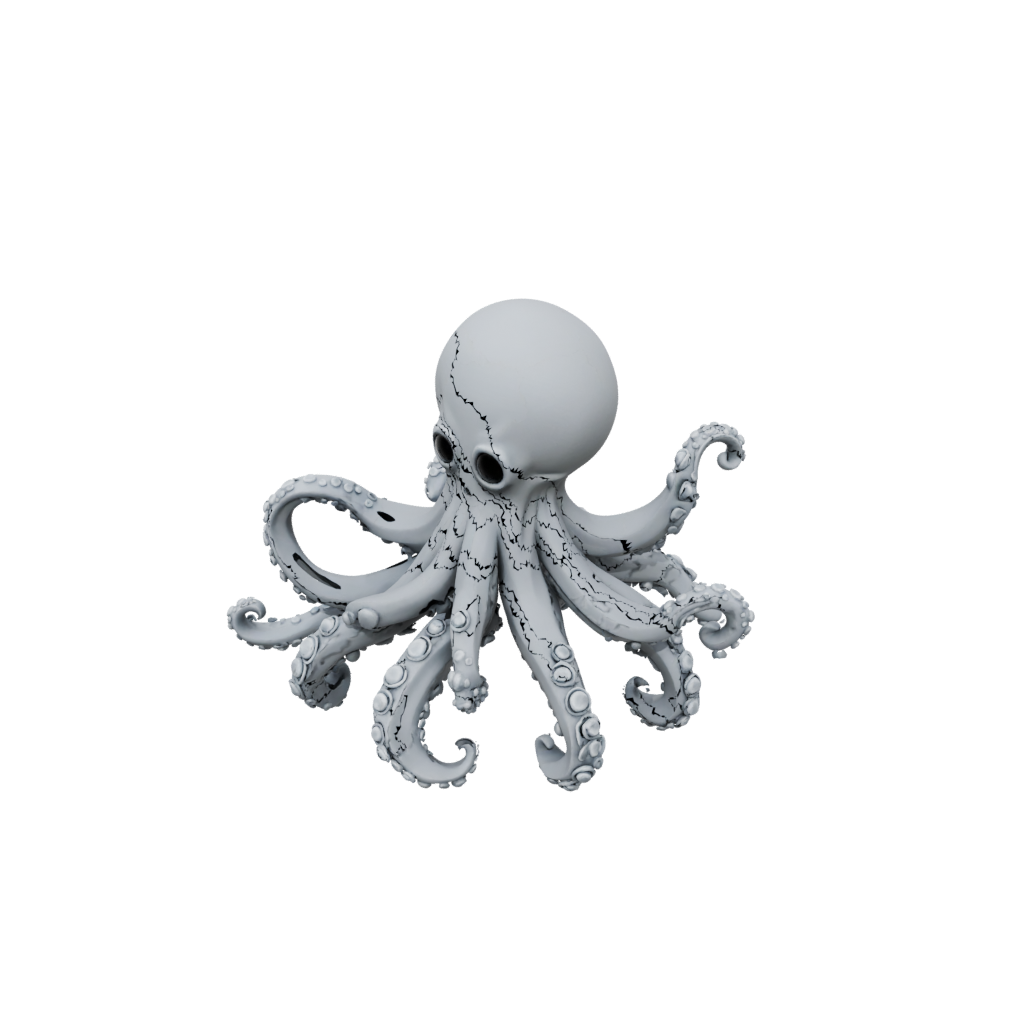 Mini Soft Articulated Octopus Mini
