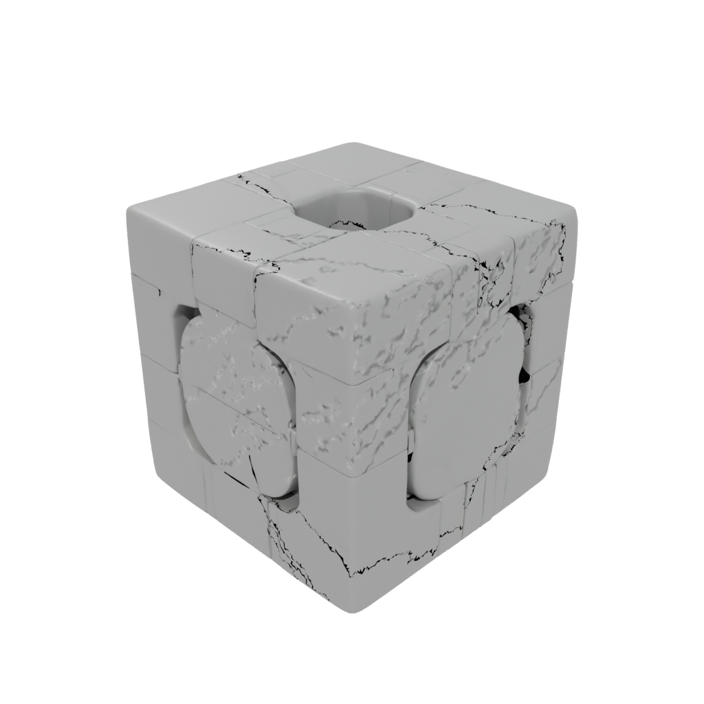 Mini Soft Magnet-Free Click Cube