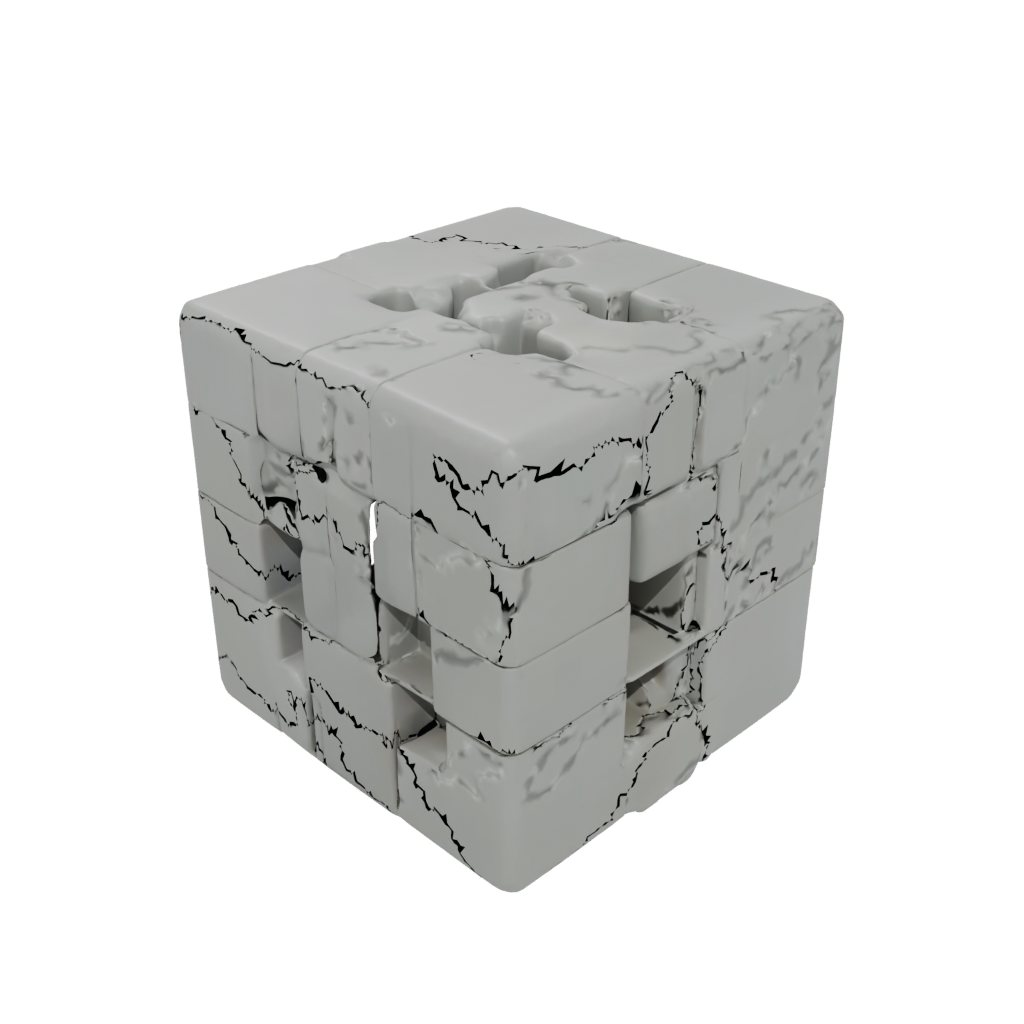Mini Slide-Puzzle Cube