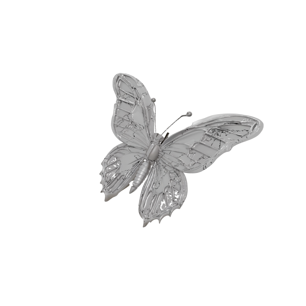 Mini Textured Articulated Butterfly