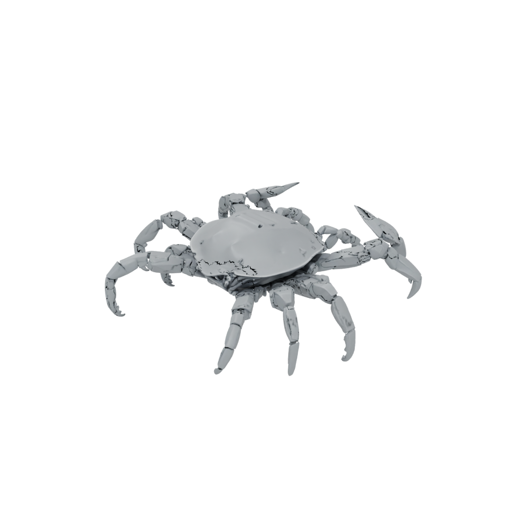 Mini Textured Articulated Crab