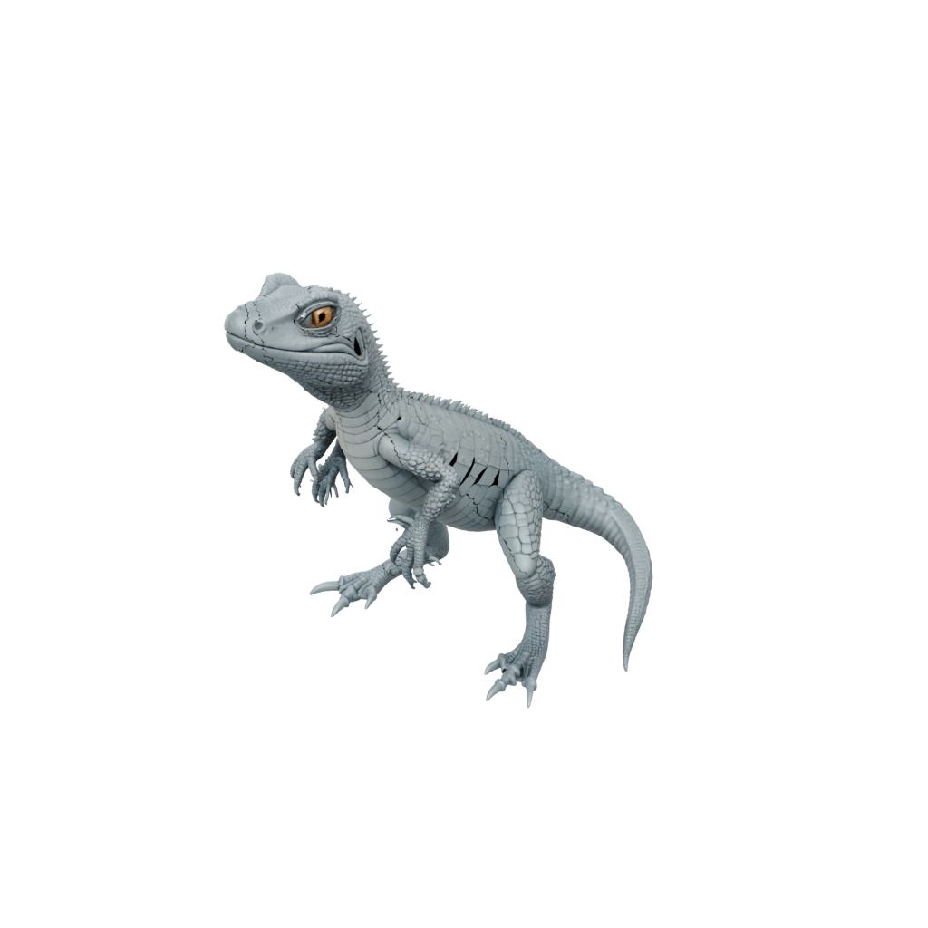 Mini Textured Articulated Lizard