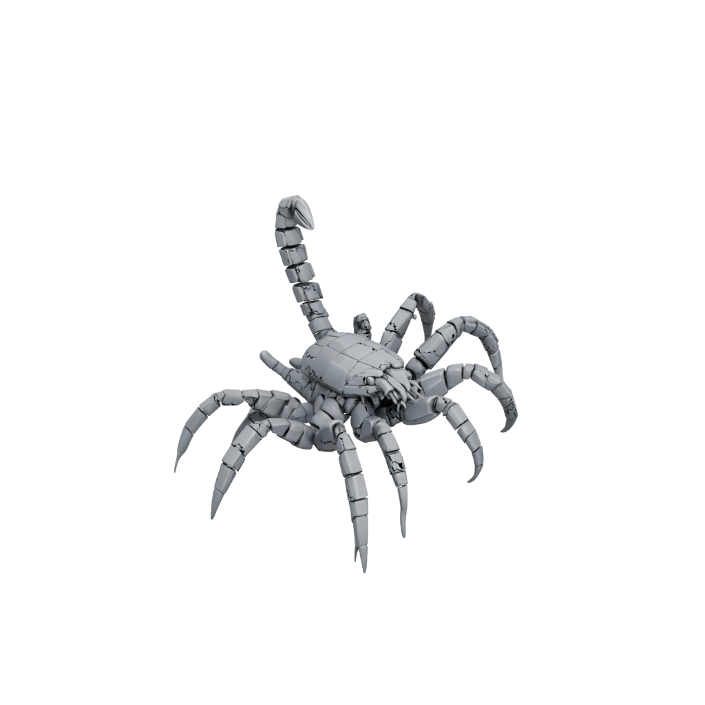 Mini Textured Articulated Scorpion