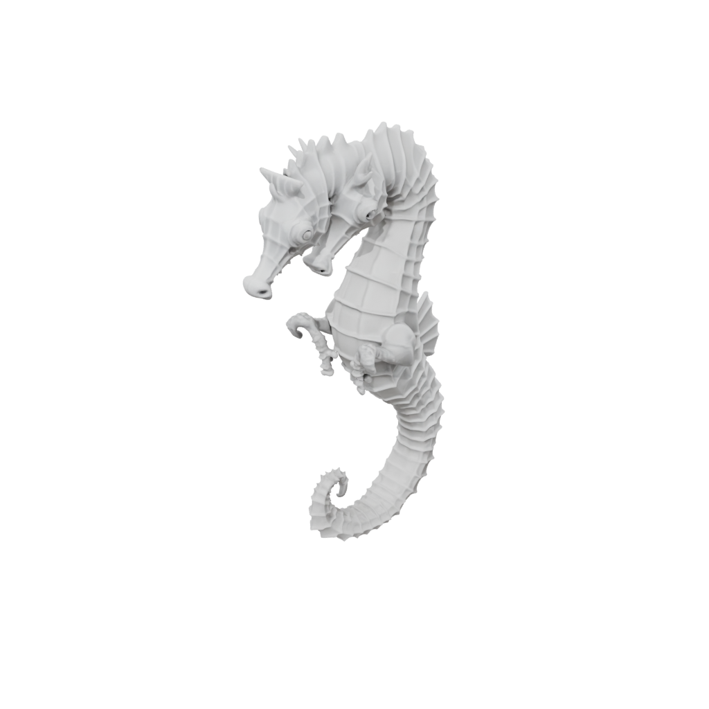 Mini Textured Articulated Seahorse