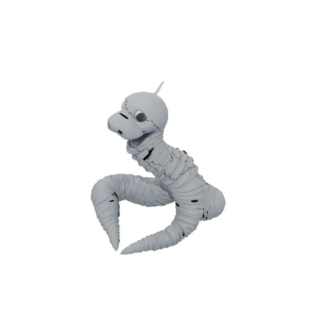 Mini Textured Articulated Worm