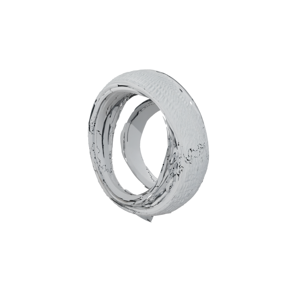 Mini Textured Nested Rotating Rings