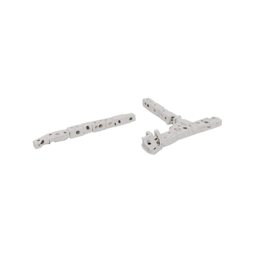 Mini Textured Pivot Domino Chain