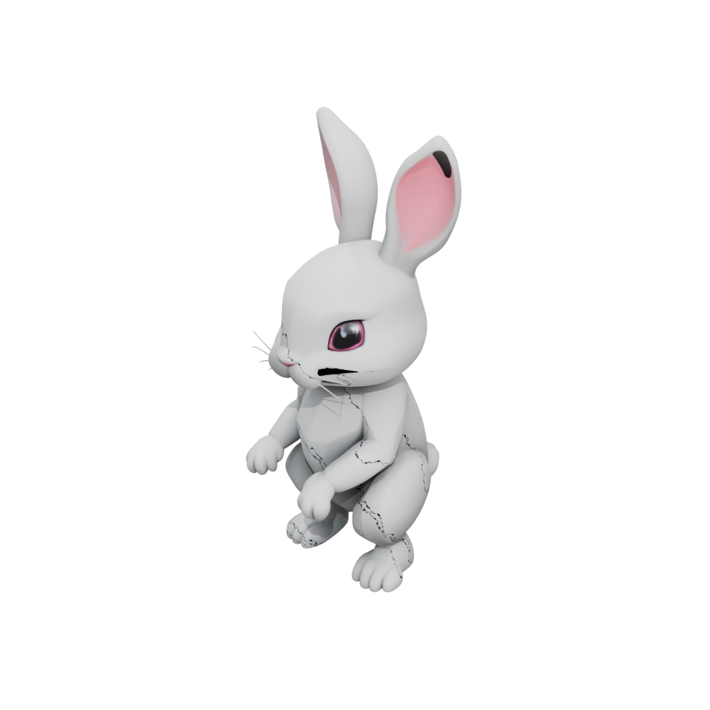 Neon Pocket Articulated Bunny