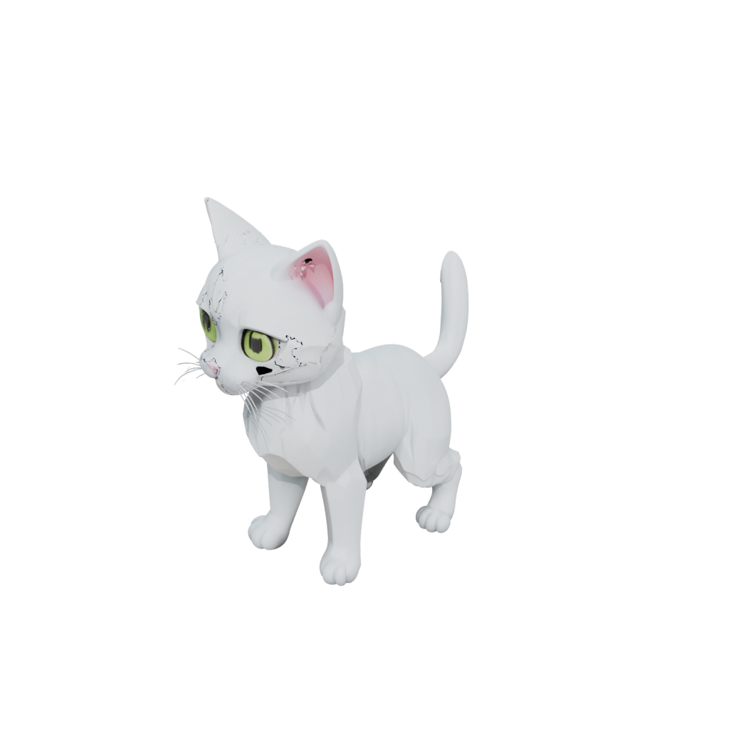Neon Pocket Articulated Cat