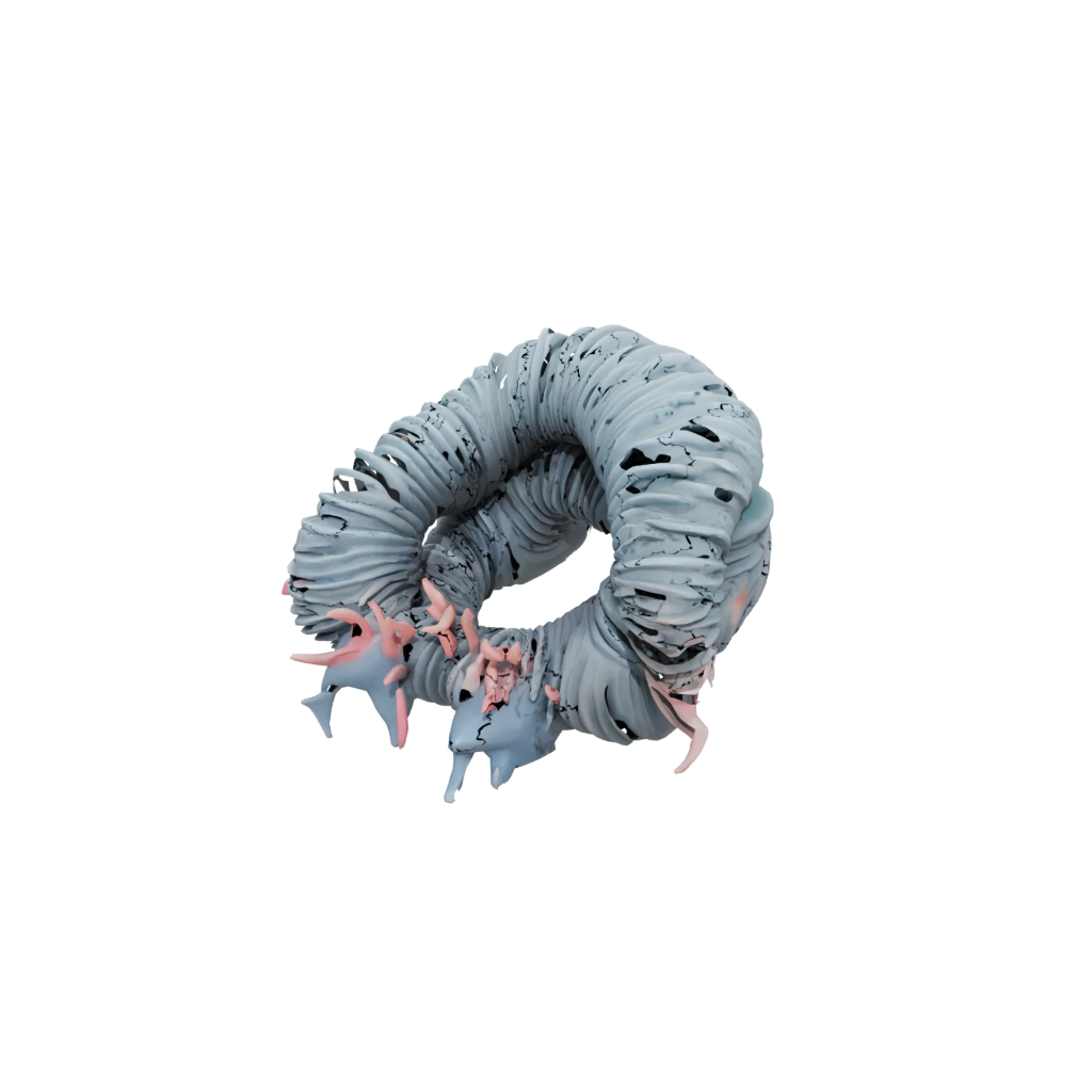 Neon Pocket Articulated Millipede