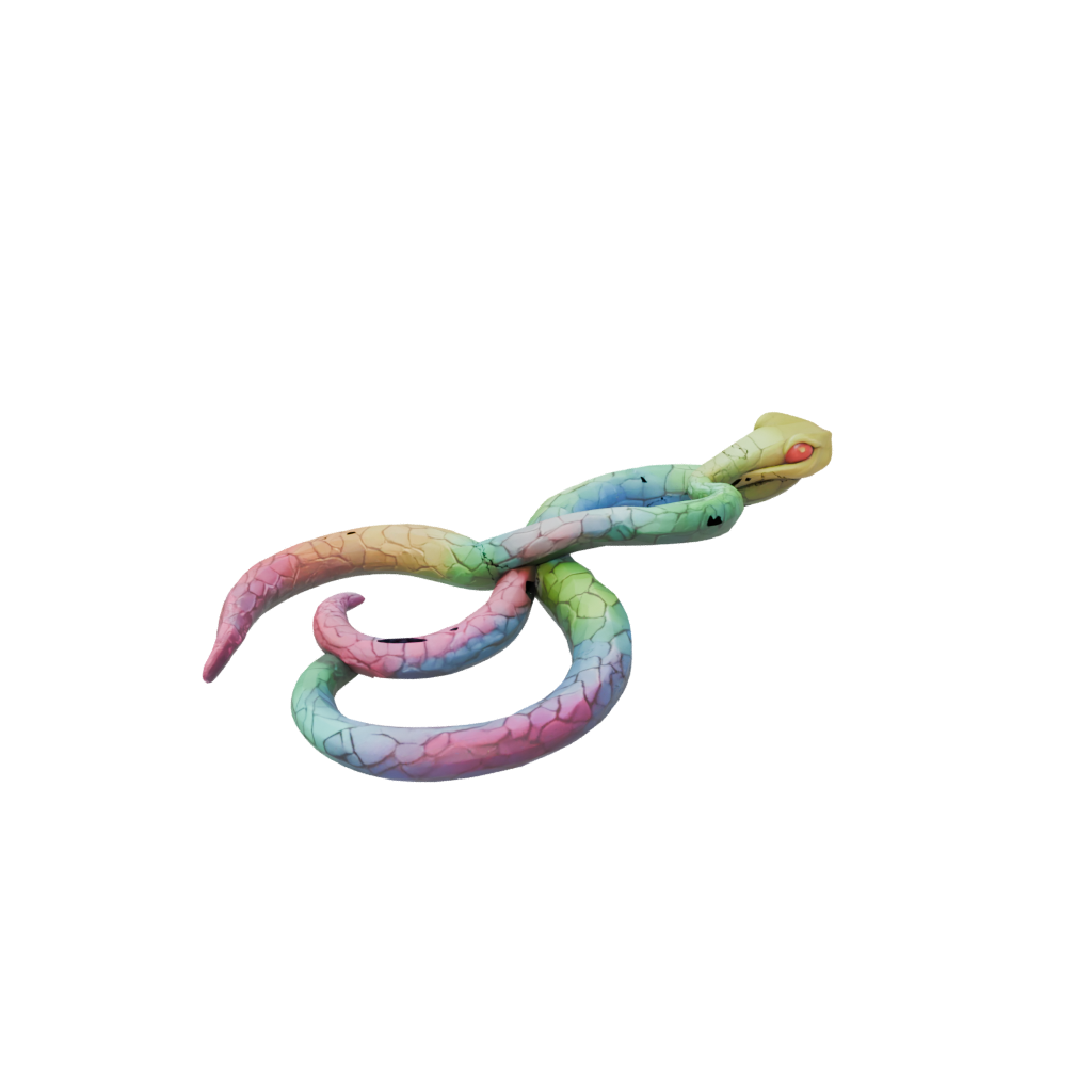Neon Pocket Articulated Snake Long