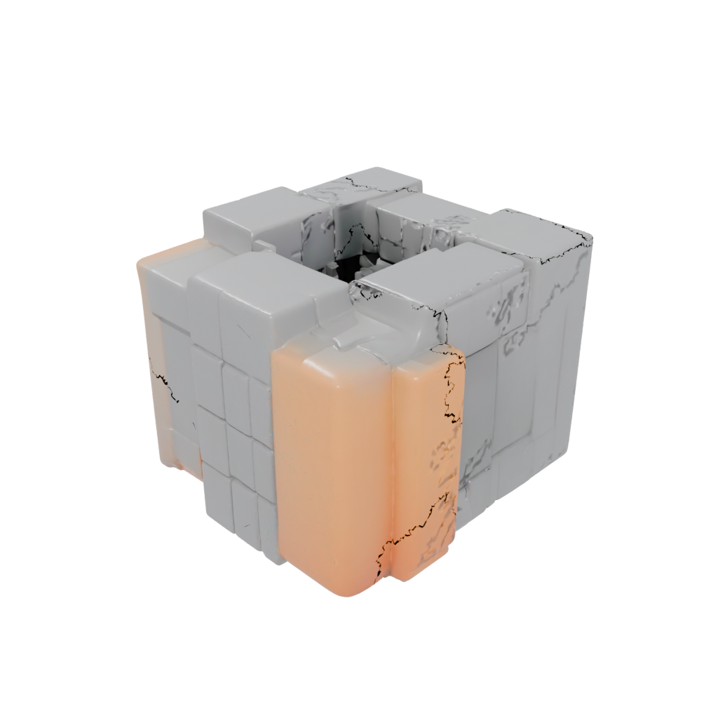 Neon Pocket Folding Hinge Cube