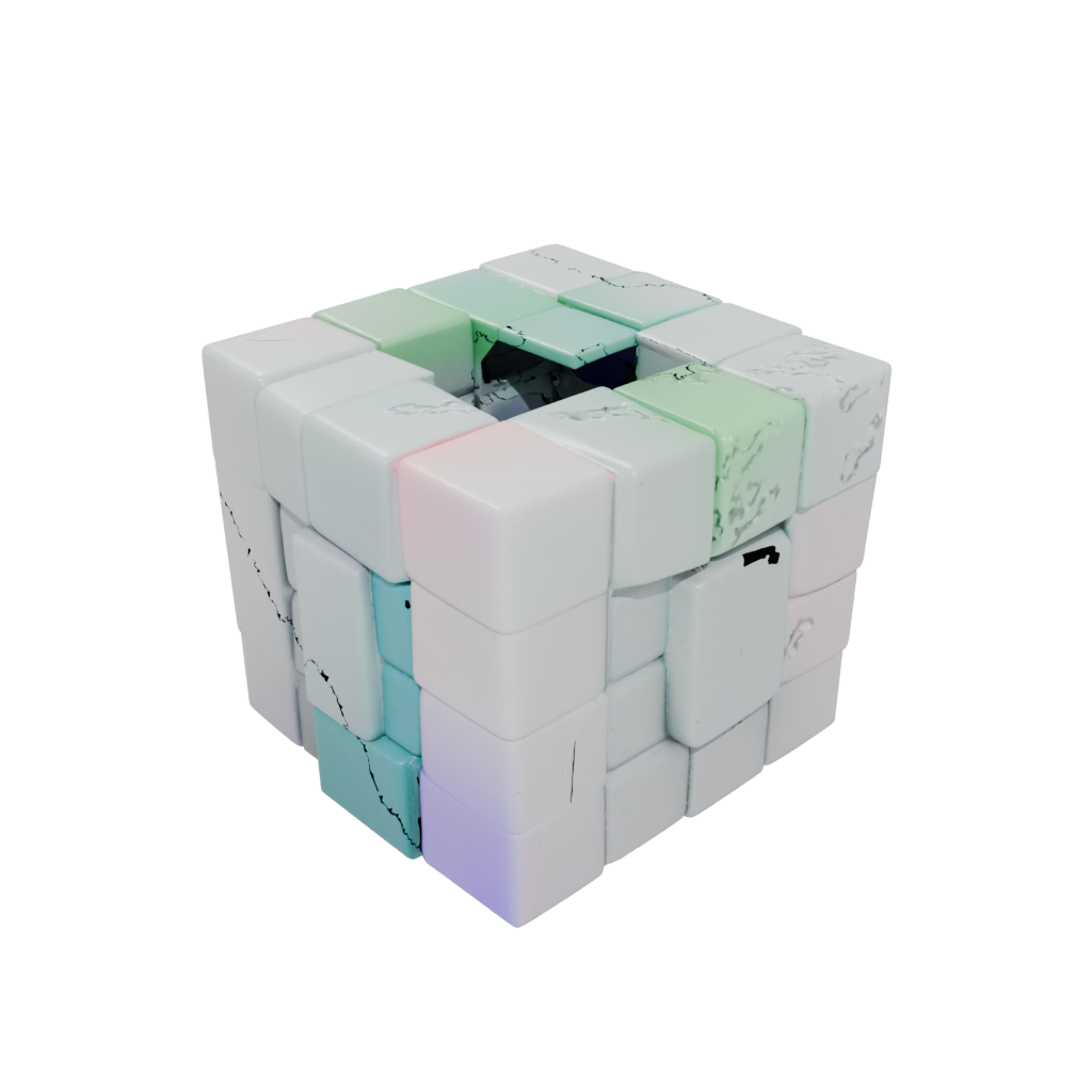 Neon Pocket Infinity Flip Cube