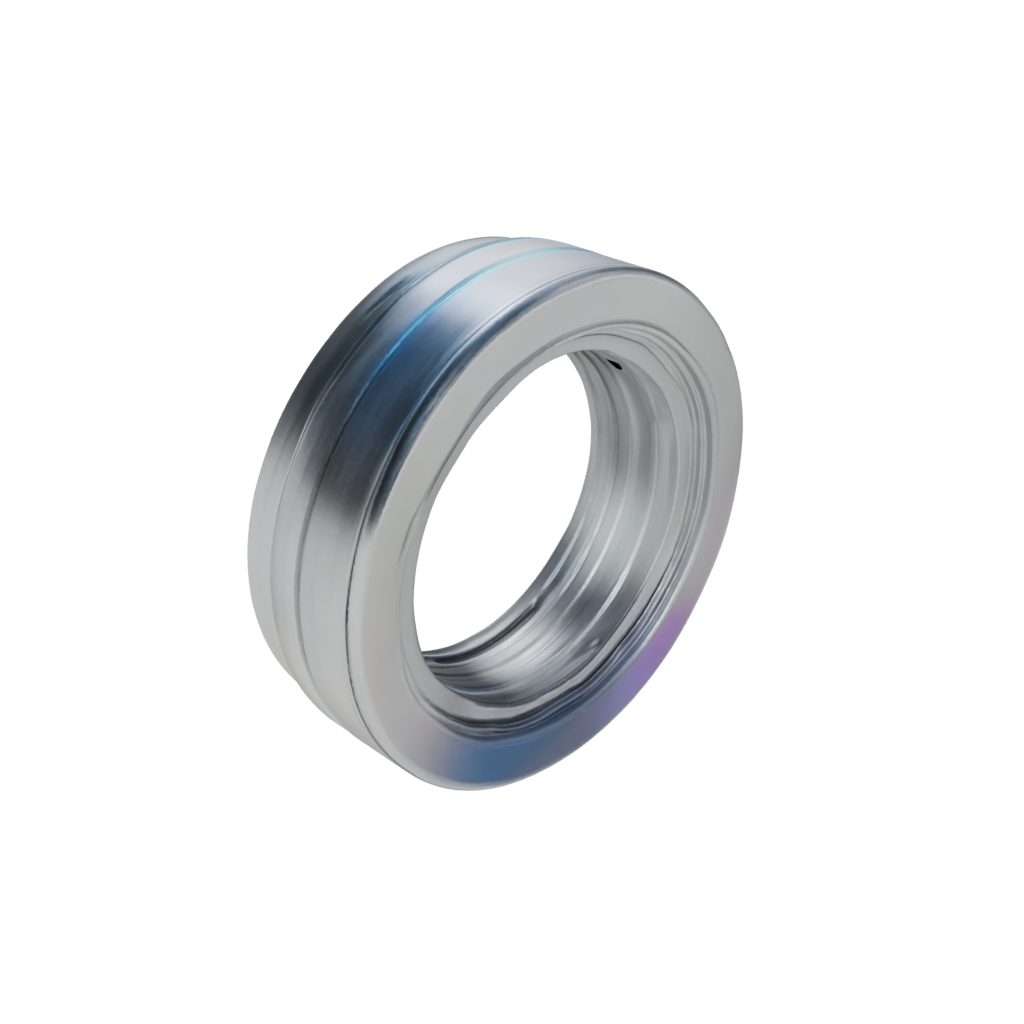 Neon Pocket Spinning Coin Ring