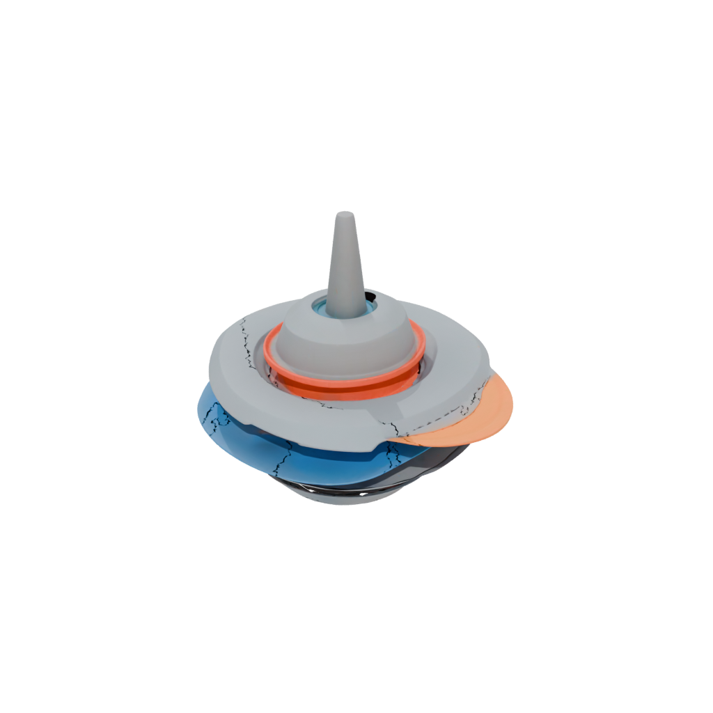Neon Pocket Spinning Top Set