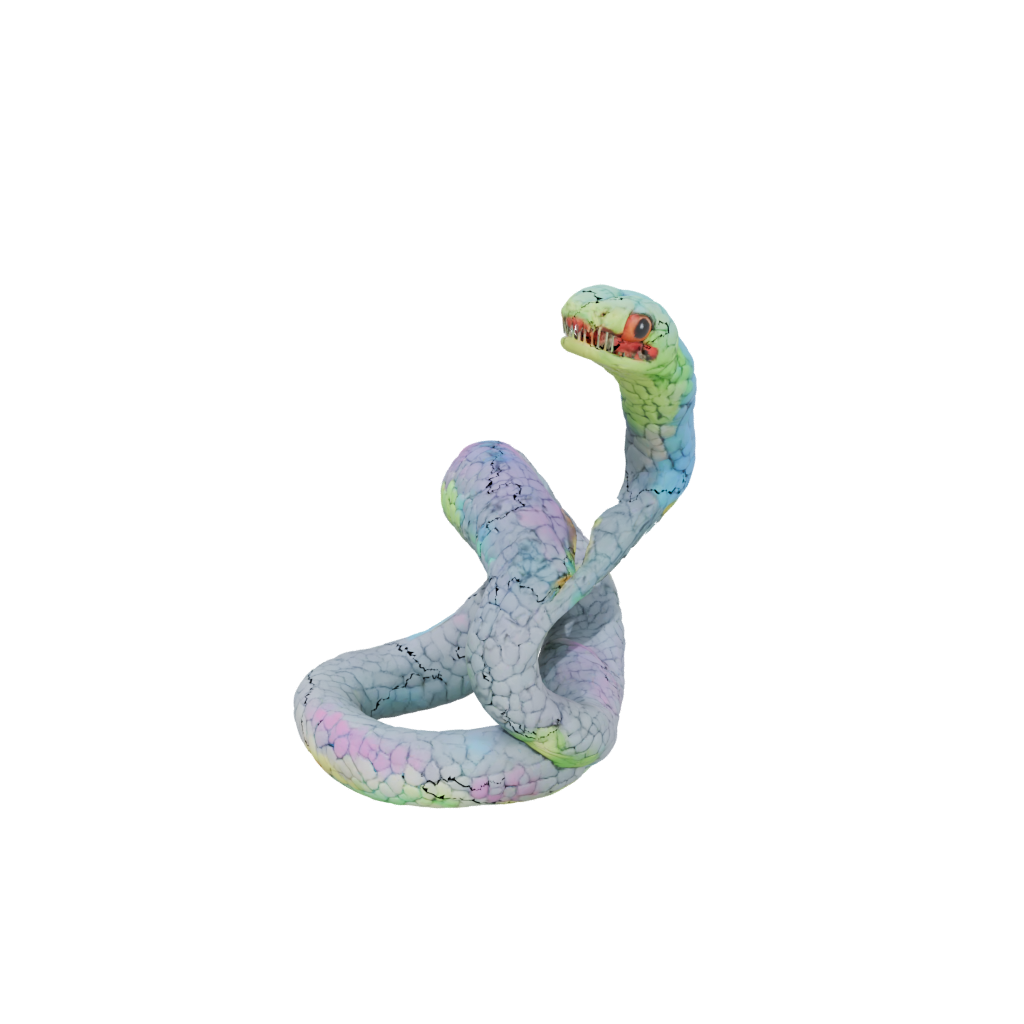 Neon Big Articulated Snake Long